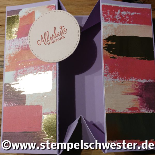 Geschenkkartenbox - faltbar