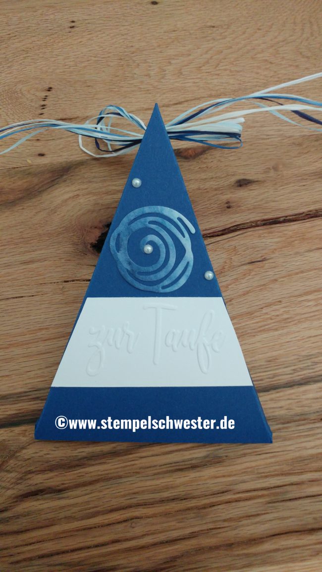 Taufe Dreiecksbox Dreiecksbox zur Taufe