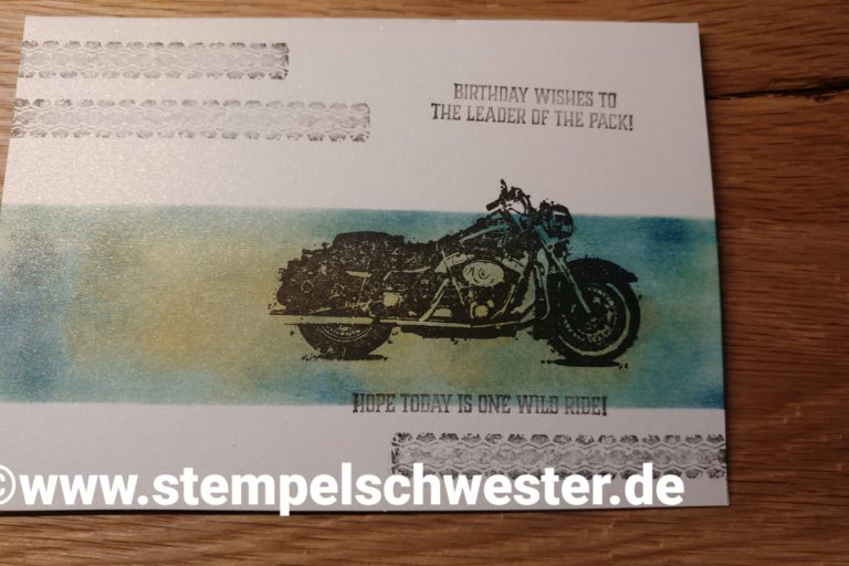 Geburtstagskarte Motorrad