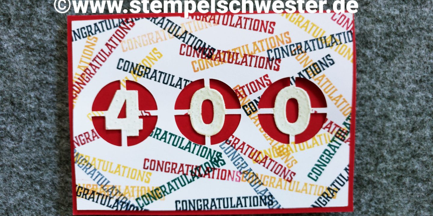Jubiläum_400 Glückwunsch zur 400. In{k}spire me Challenge