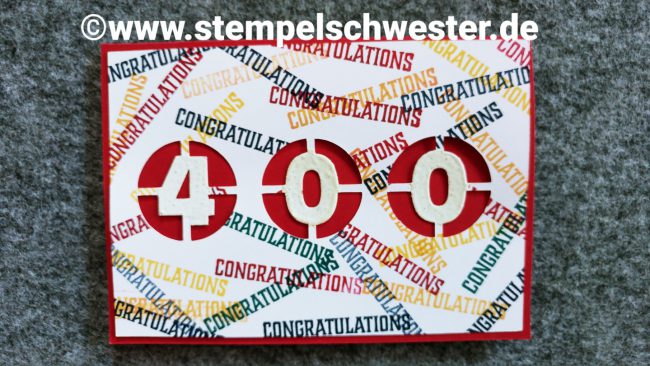 Jubiläum_400 Glückwunsch zur 400. In{k}spire me Challenge