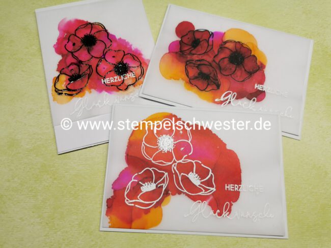 Mohnblüten_alcohol ink