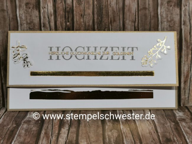 Clutch Goldene Hochzeit